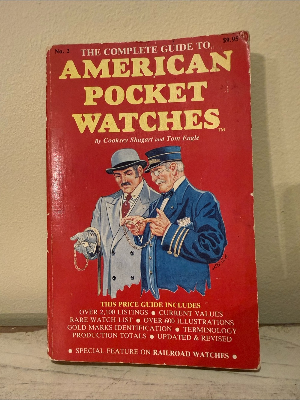 Vintage 1982 The Complete Guide to American Pocket Watches 2nd Edition Paperback